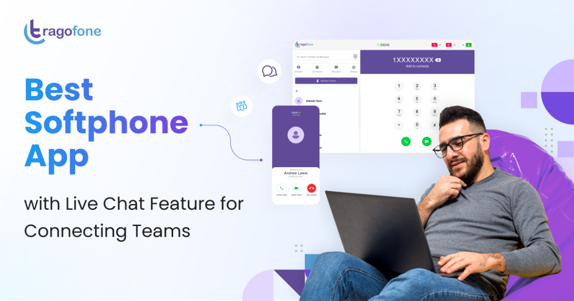 best softphone app with live chat feature